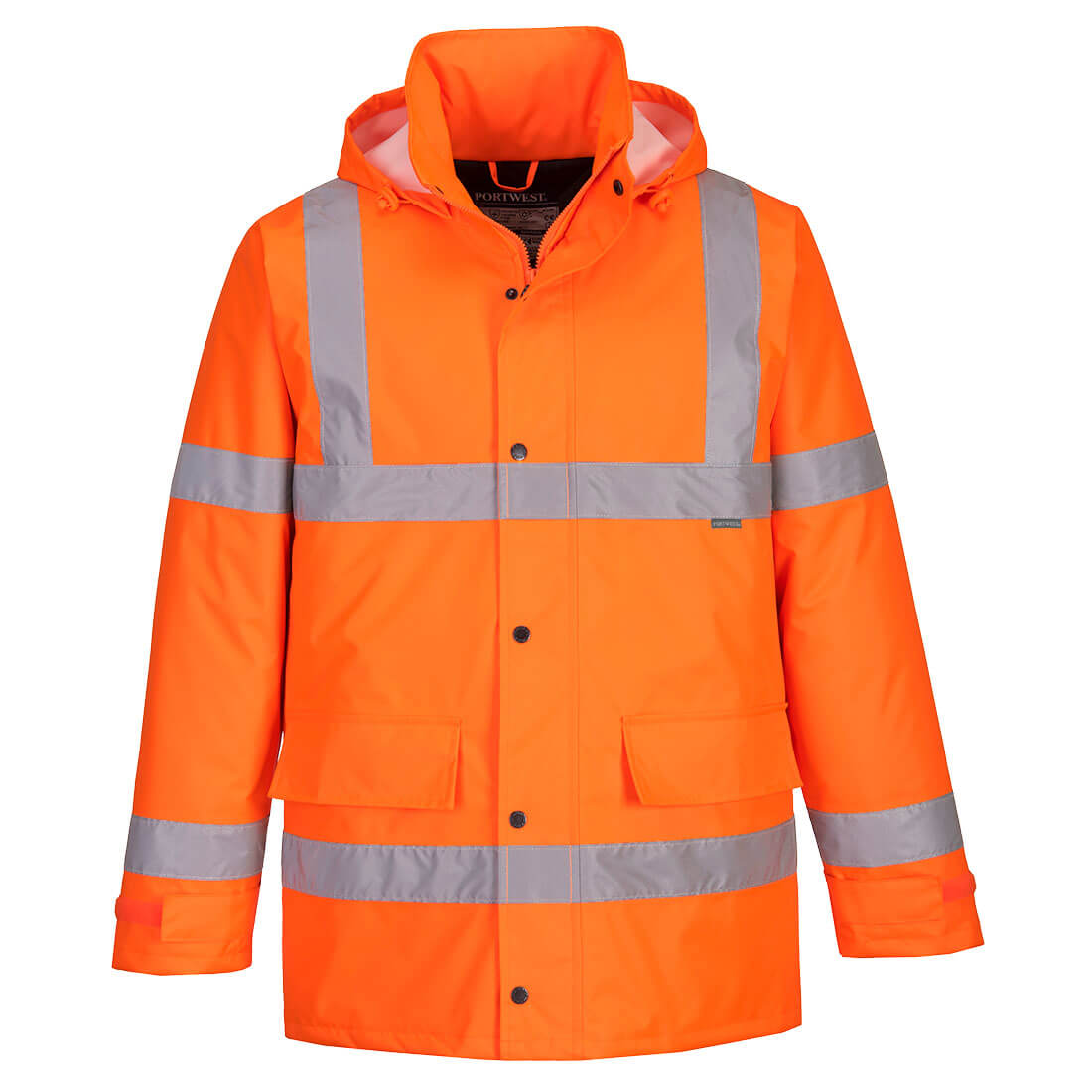 Portwest S460 Hi-Vis Winter Traffic Jacket Orange