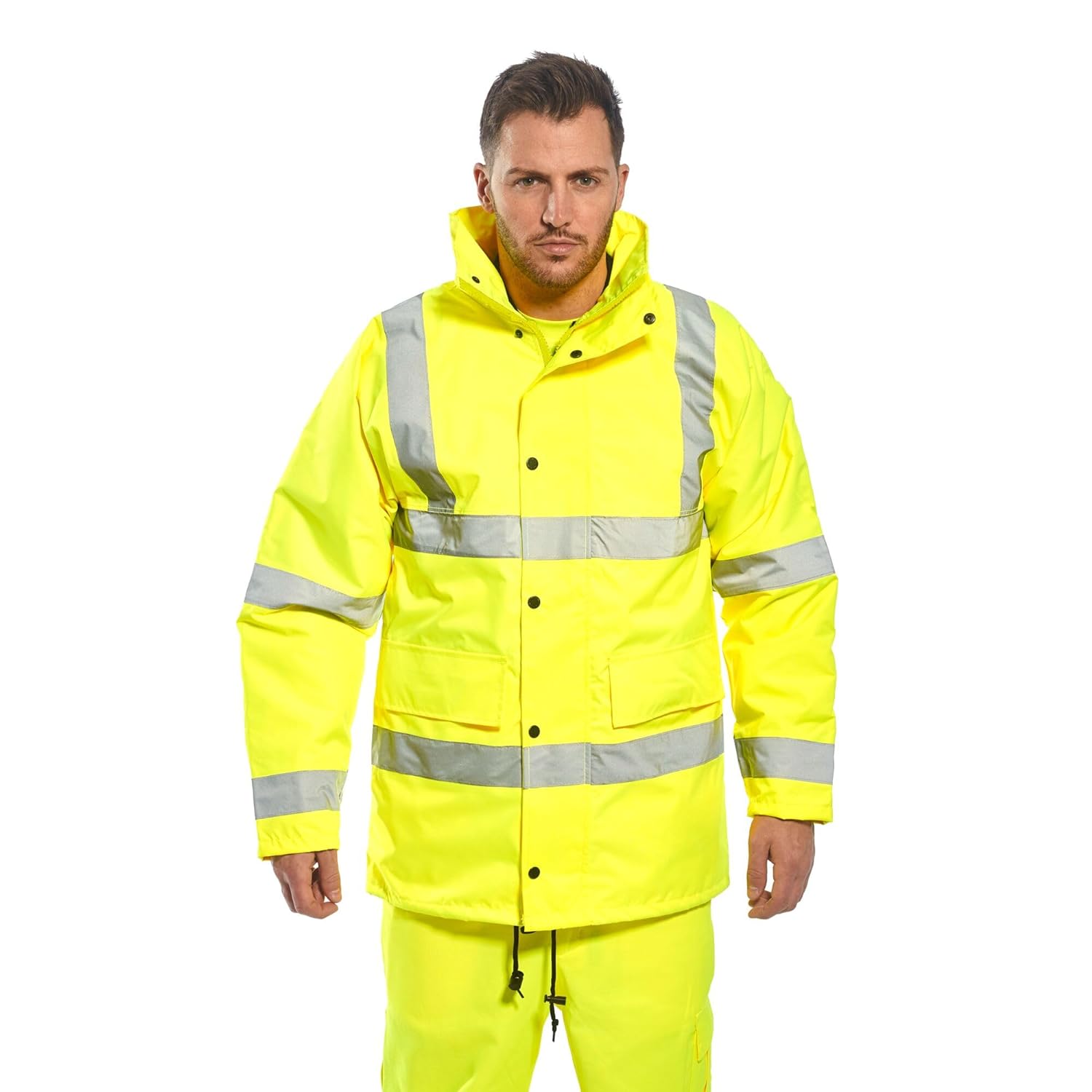 Portwest S460 Hi-Vis Winter Traffic Jacket Yellow