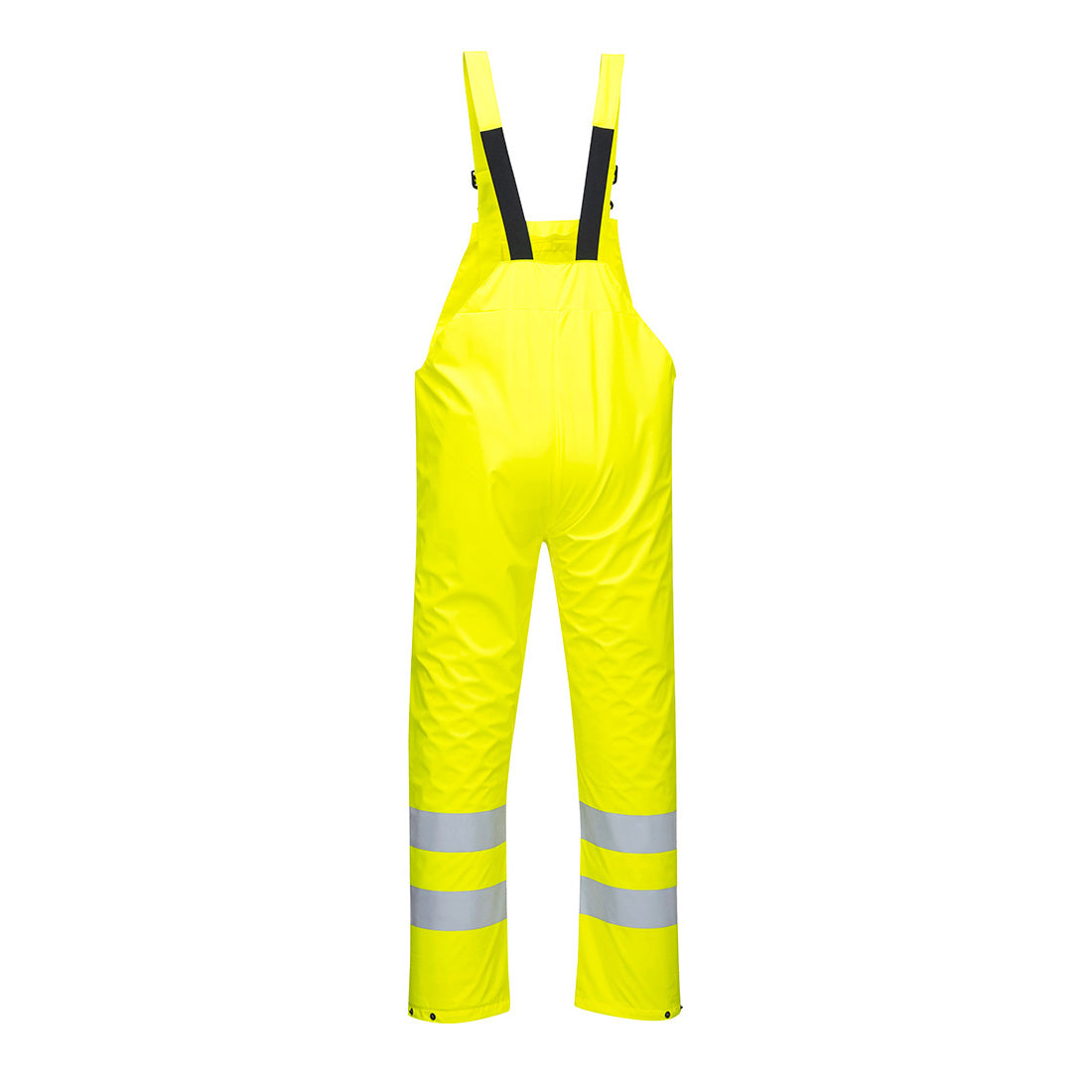 Portwest S497 Sealtex Ultra Hi-Vis Rain Bib and Brace Yellow Back