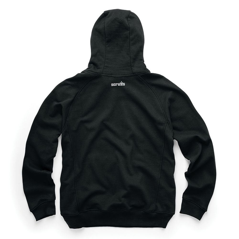 Scruffs Eco Worker Hoodie Black_back