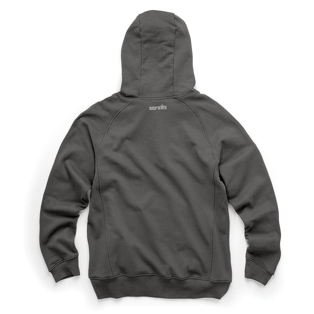 Scruffs Eco Worker Hoodie Graphite Back