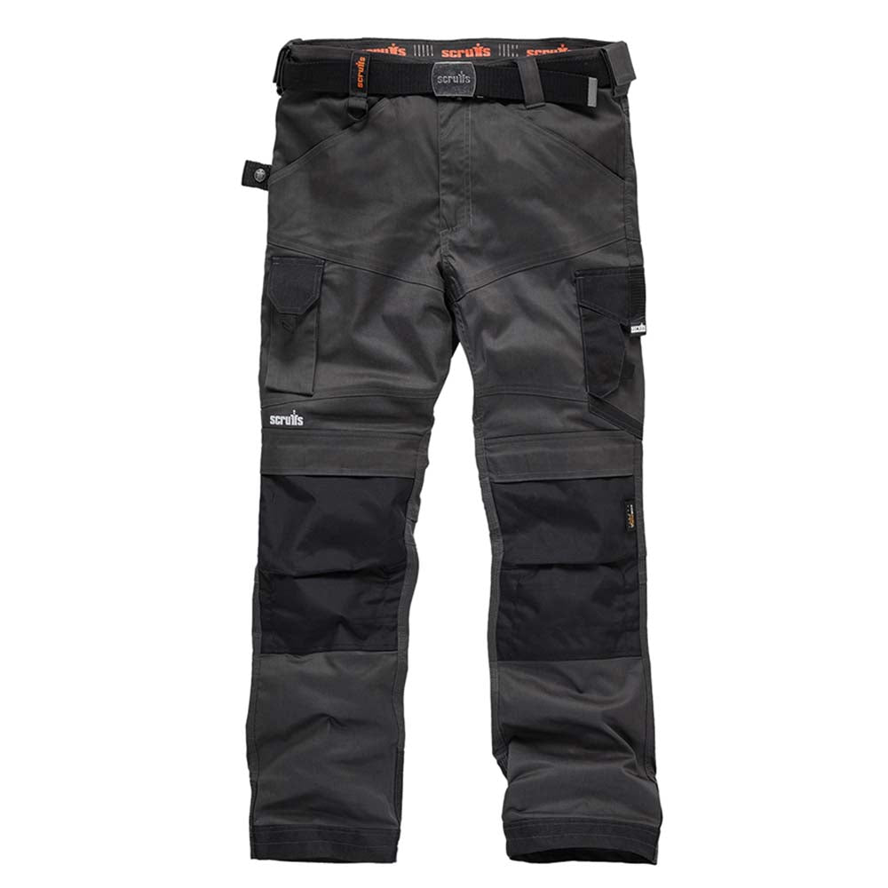 Scruffs Pro Flex Work Trousers Graphite 40" W 32" L