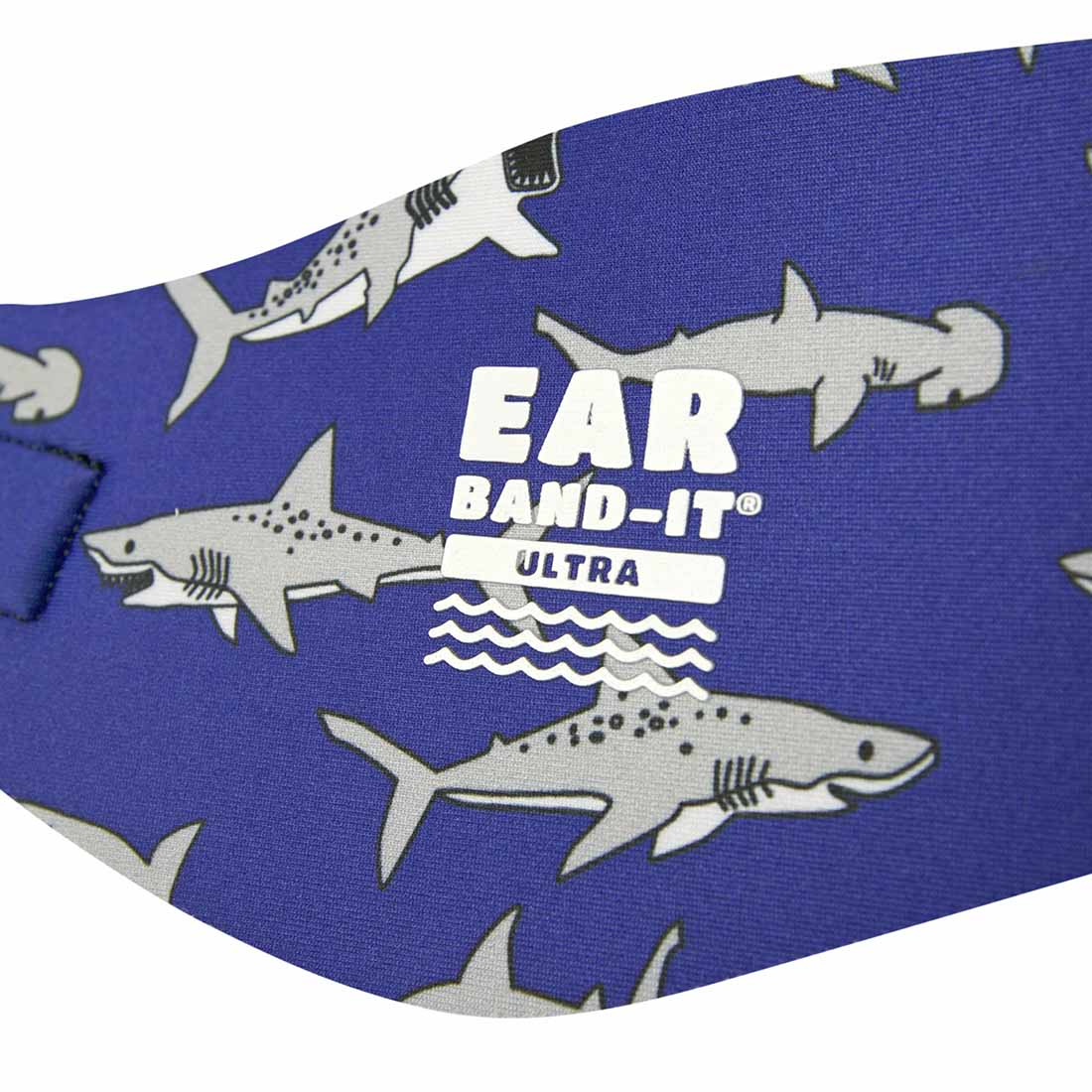 Ear Band-It Ultra Swimming Headband - Shark 4