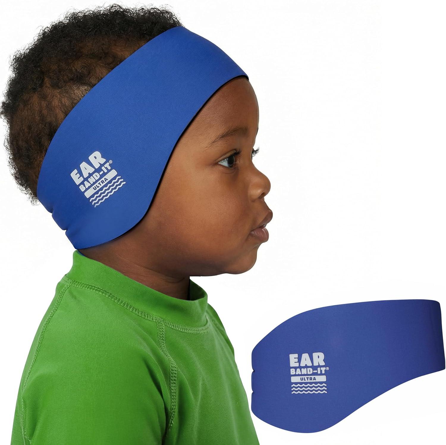 Ear Band it Ultra Blue swimming Headband Small size
