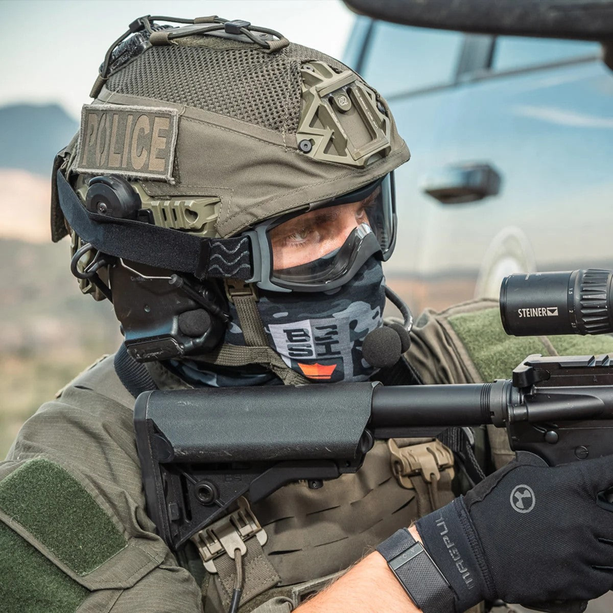Bolle X1000 Clear Vented Ballistic Goggles