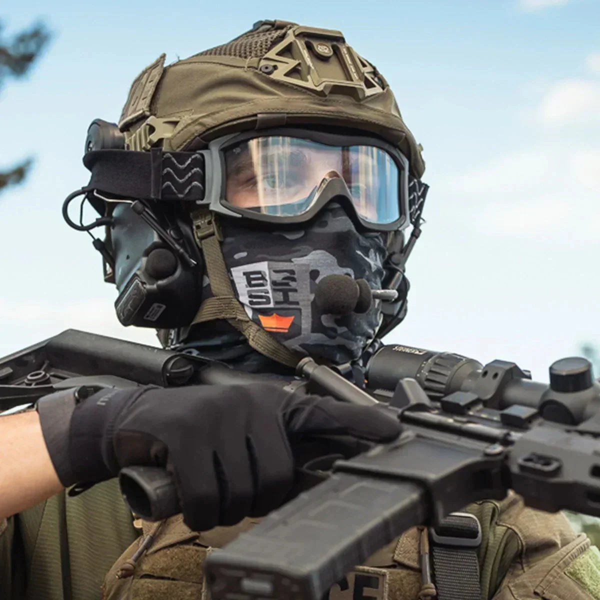 ballistic helmet goggles Bolle X1000 Vented Ballistic Goggles Kit with Interchangeable Lenses