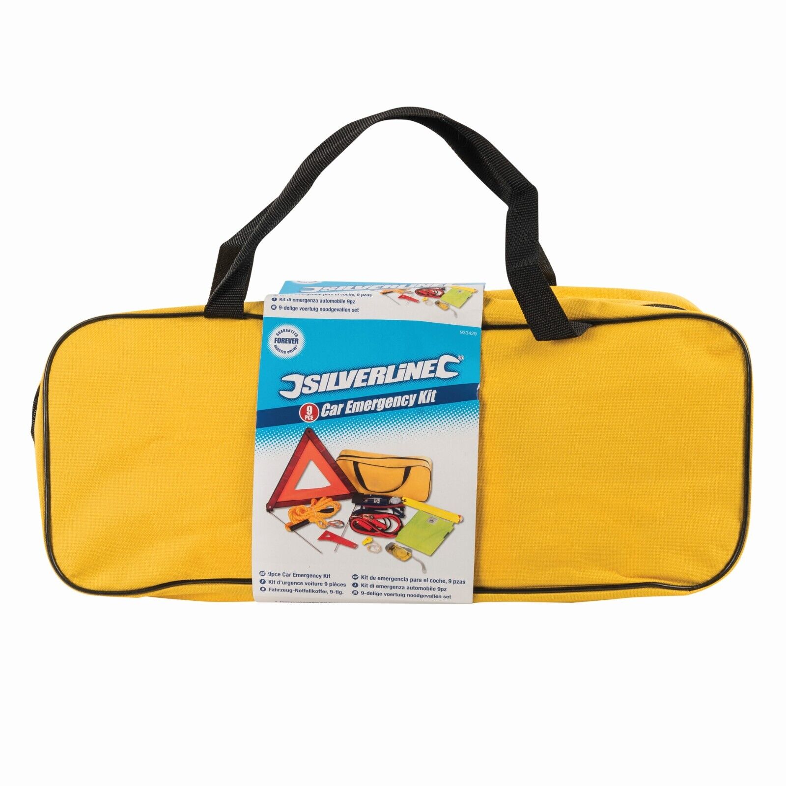 Silverline 933429 Car Emergency Kit 9pce