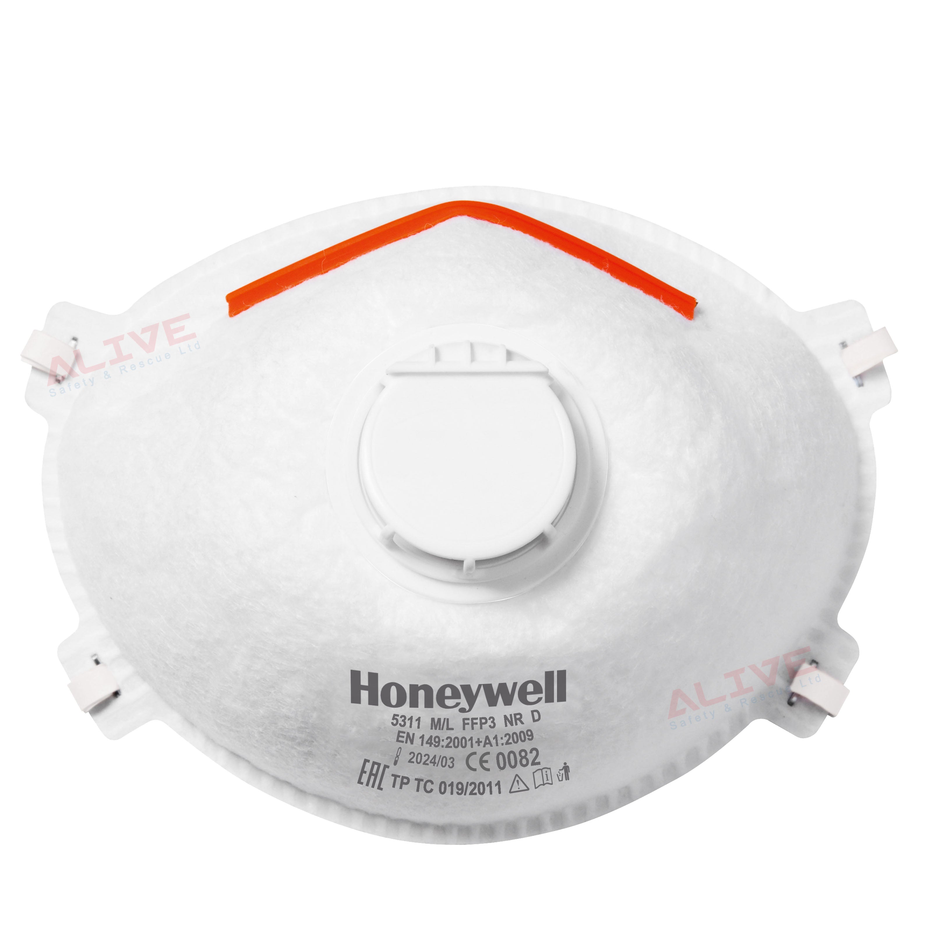 Honeywell 5311 FFP3 NR D Respirator Mask - Size M/L (10 masks / Box)