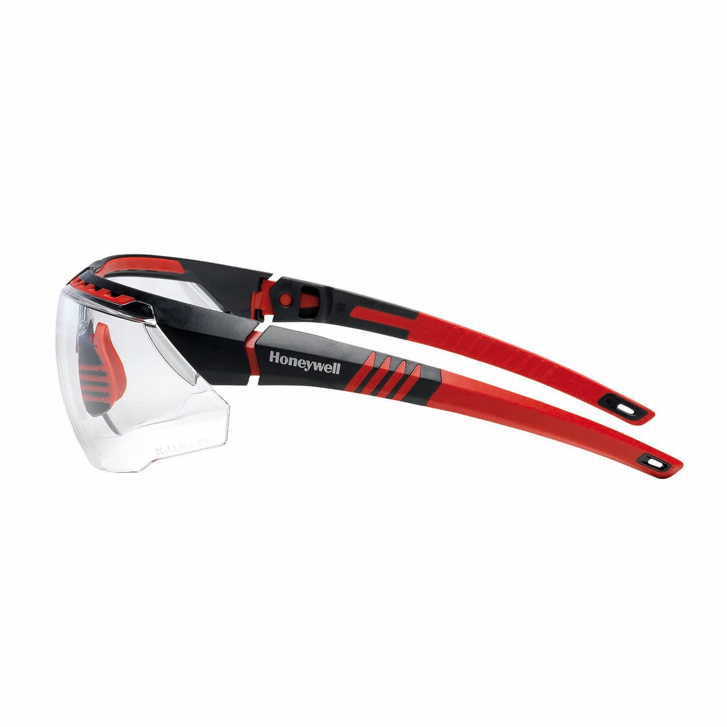 Honeywell  Safety glasses avatar black red frame clear lens