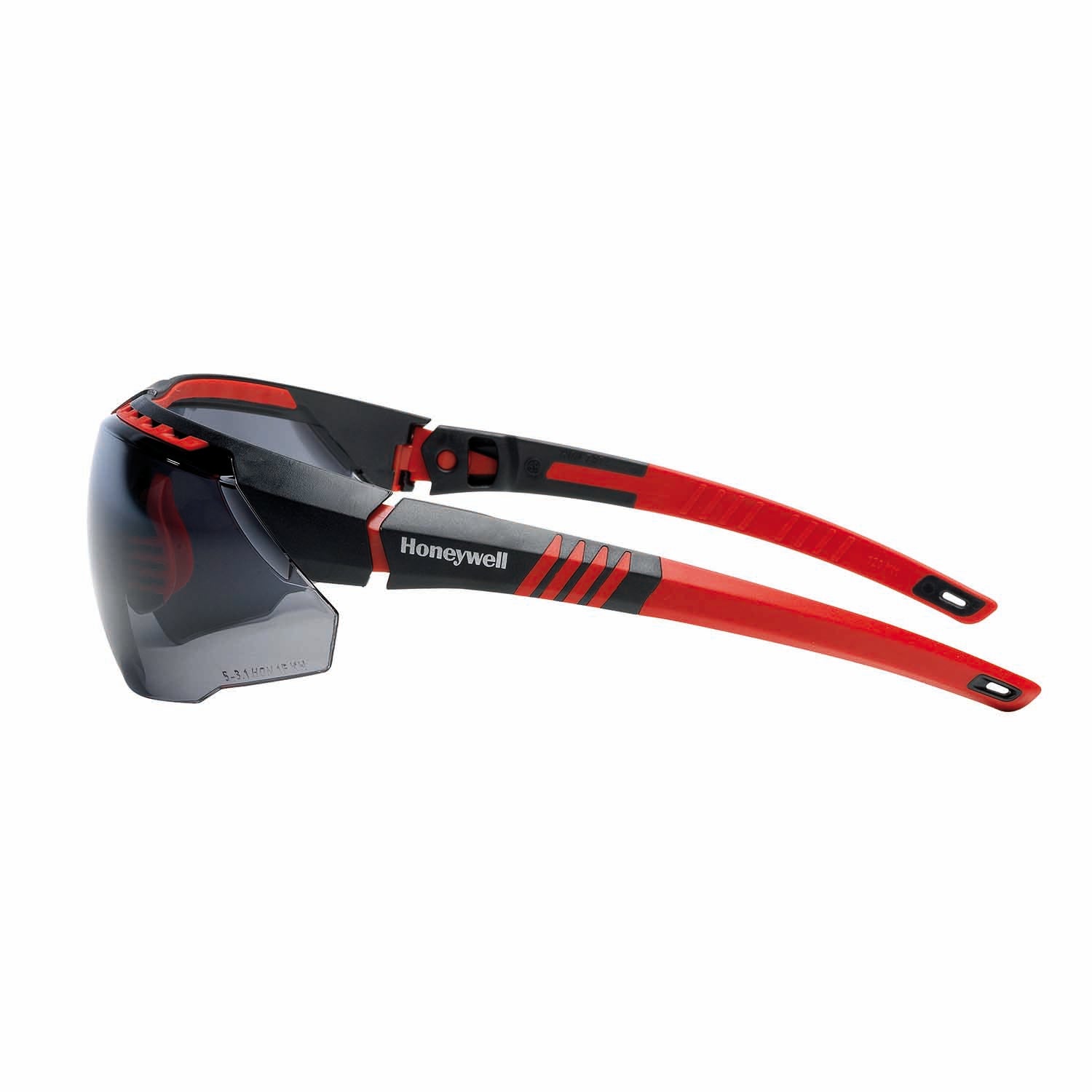 Safety Spectacles Honeywell 1034837 AVATAR Safety Glasses Black/Red Frame Grey Lens