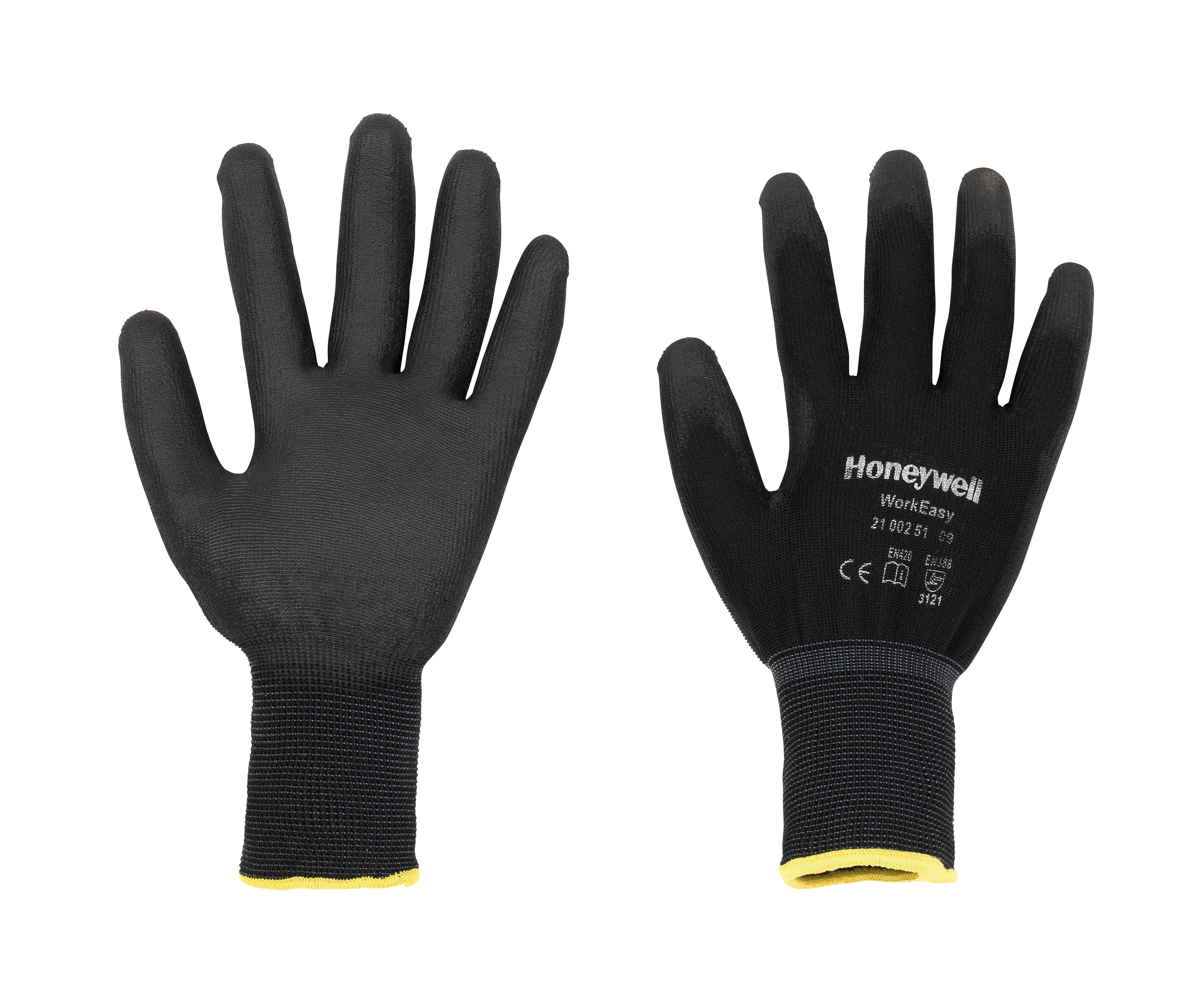 Honeywell Workeasy Black PU Work Gloves Pack of 10 Pairs