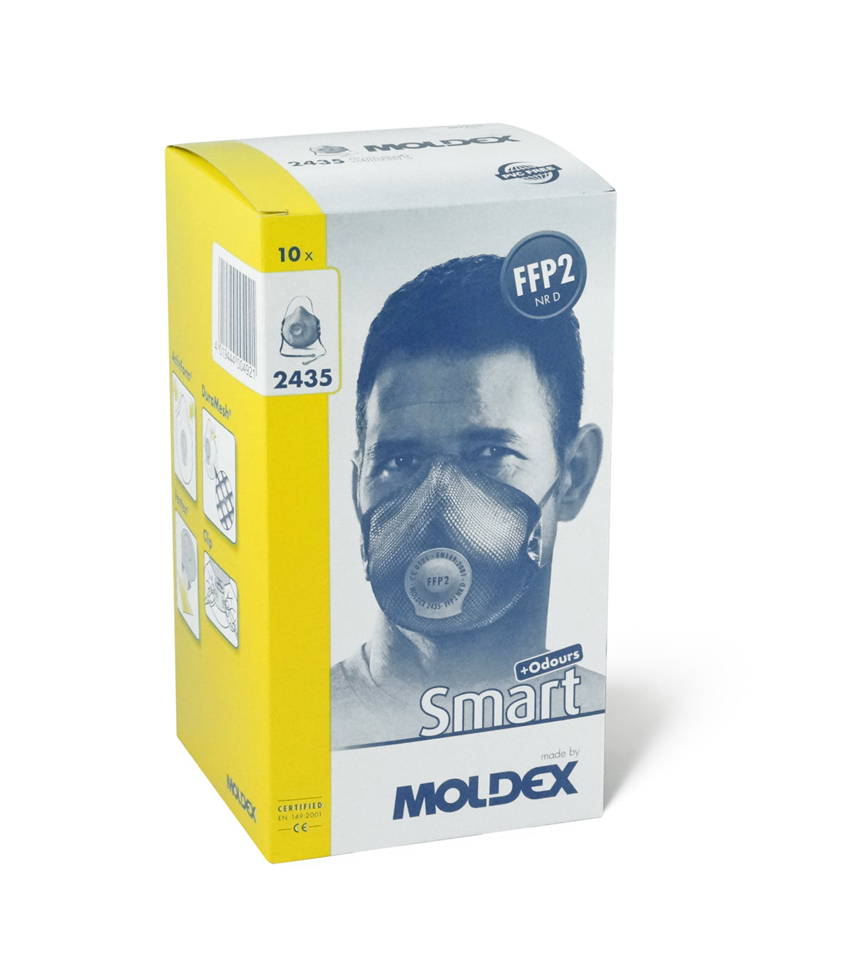 Moldex 2435 Smart FFP2 NR D Valved Mask Box of 10