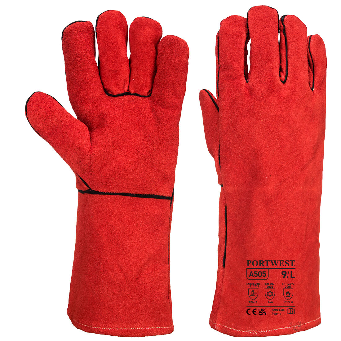 Portwest A505 Winter Welding Gauntlet Gloves Size XL