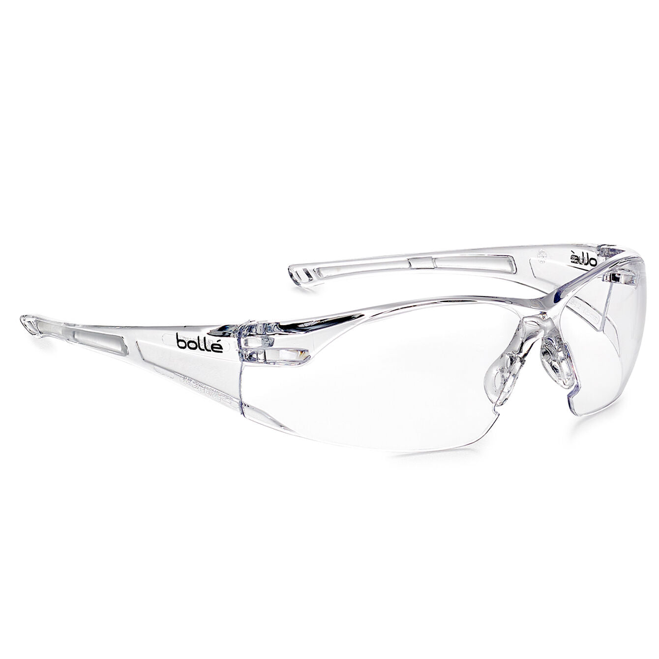 Bolle RUSH Clear Lens Safety Glasses - RUSHPSI