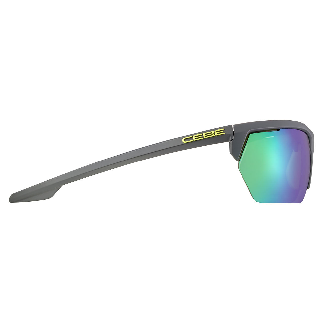 Cebe CINETIK 2.0 CBS091 Sunglasses - Graphite Lime Matte - Zone Grey Cat.3 Green