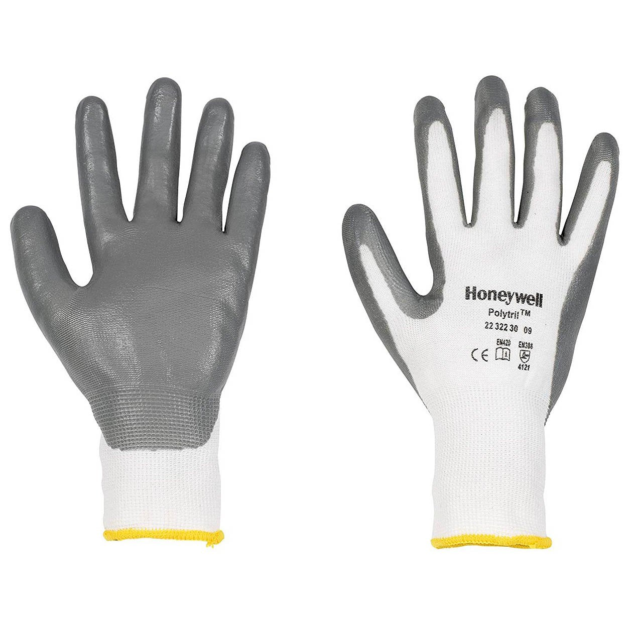 Honeywell 2232230 Polytril Grey Nitrile Gloves