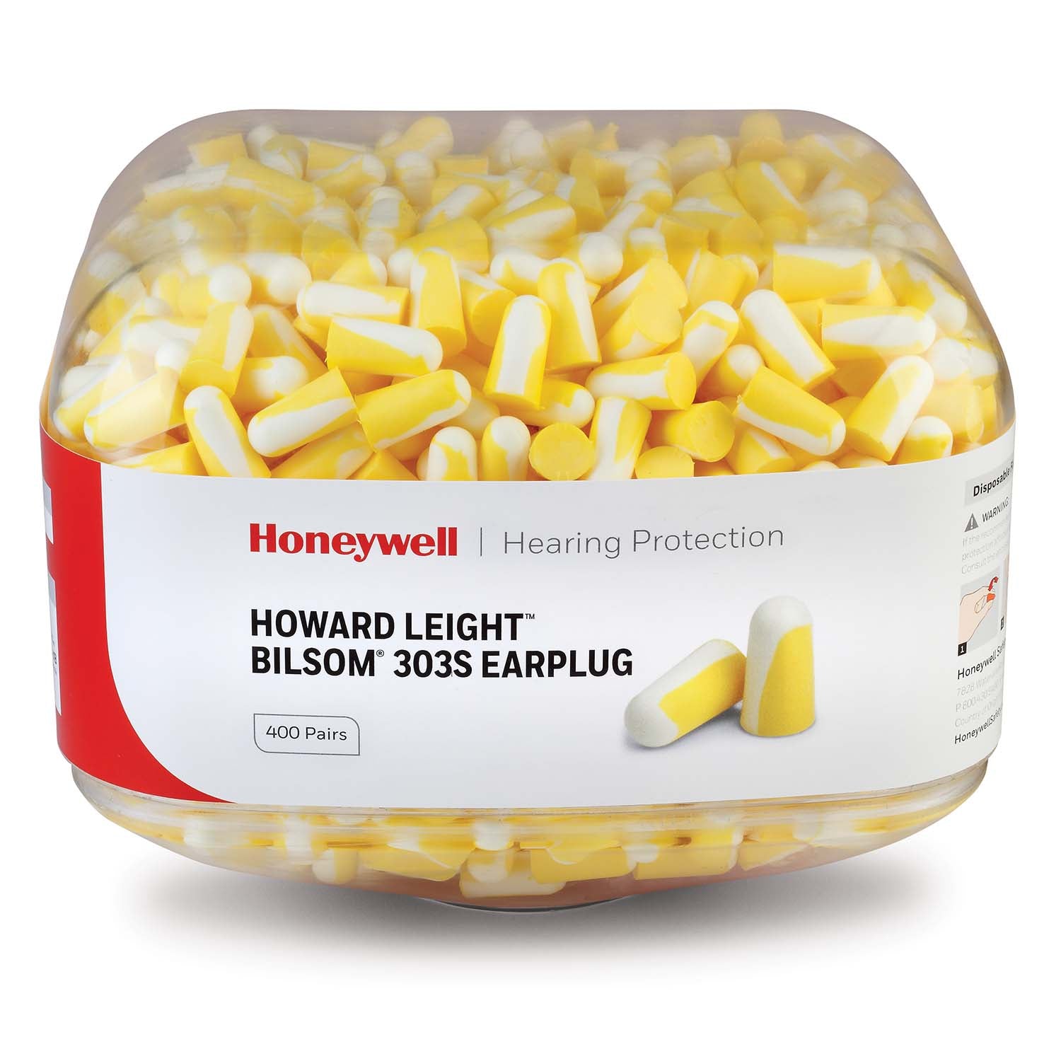 Honeywell Howard Leight Bilsom 303S Earplug Refill Canister for HL400 Dispenser 400 pairs