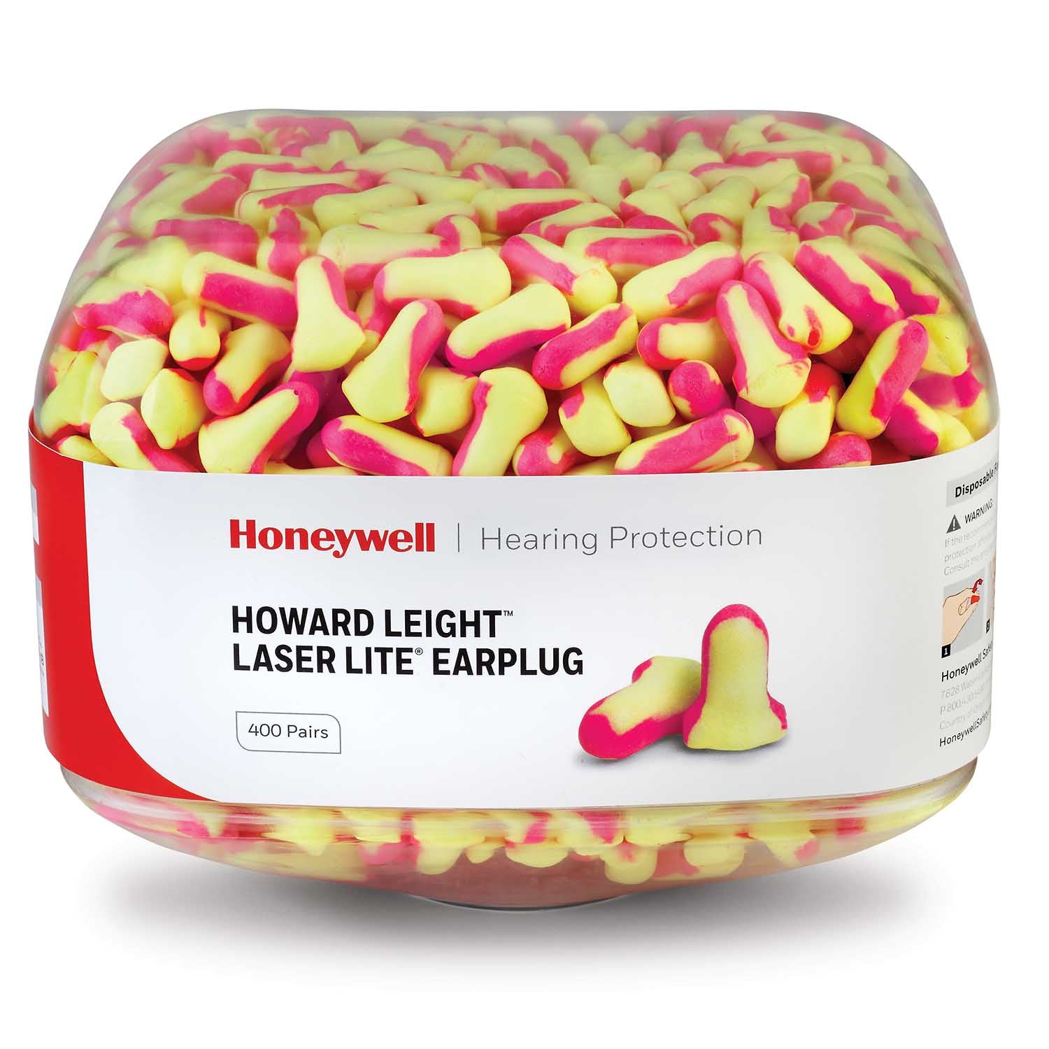 Honeywell Howard Leight Laser Lite Earplug Refill Canister for HL400 Dispenser 400 pairs