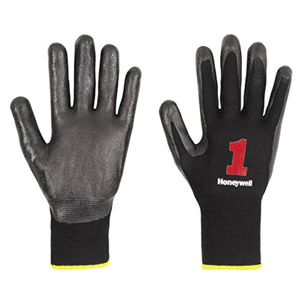 Honeywell 2232270 Vertigo Black Nitrile C&G 1 Gloves