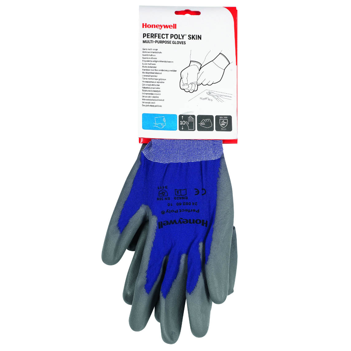 Honeywell 2400260 Pecfect Poly Skin Gloves single pack