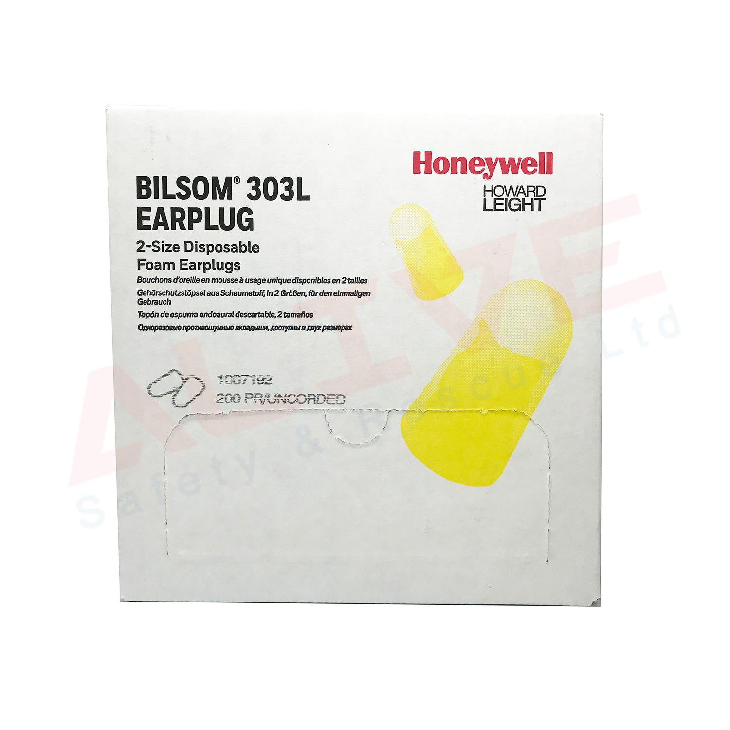 Bilsom 303L Ear Plugs SNR 33dB