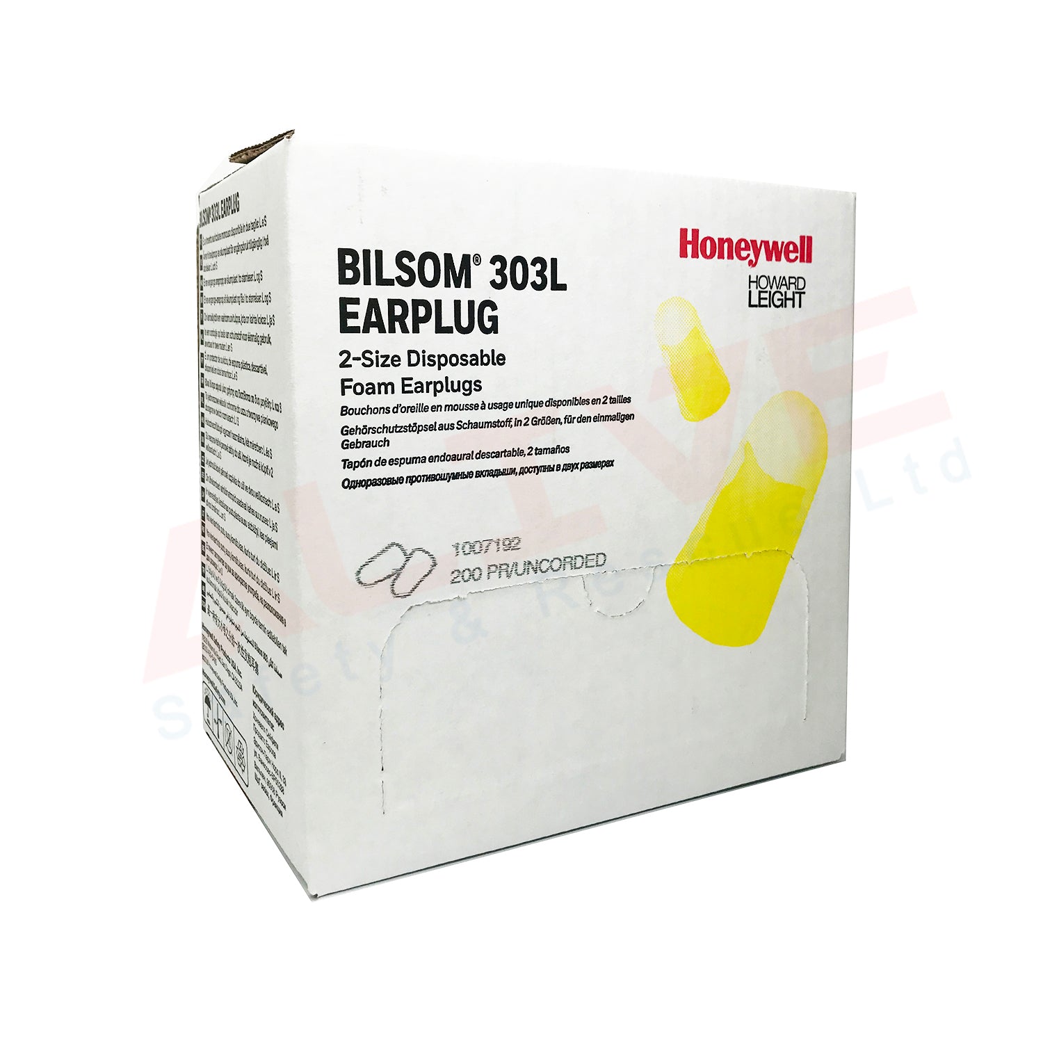 Howard Leight Bilsom 303L Ear Plugs SNR 33dB