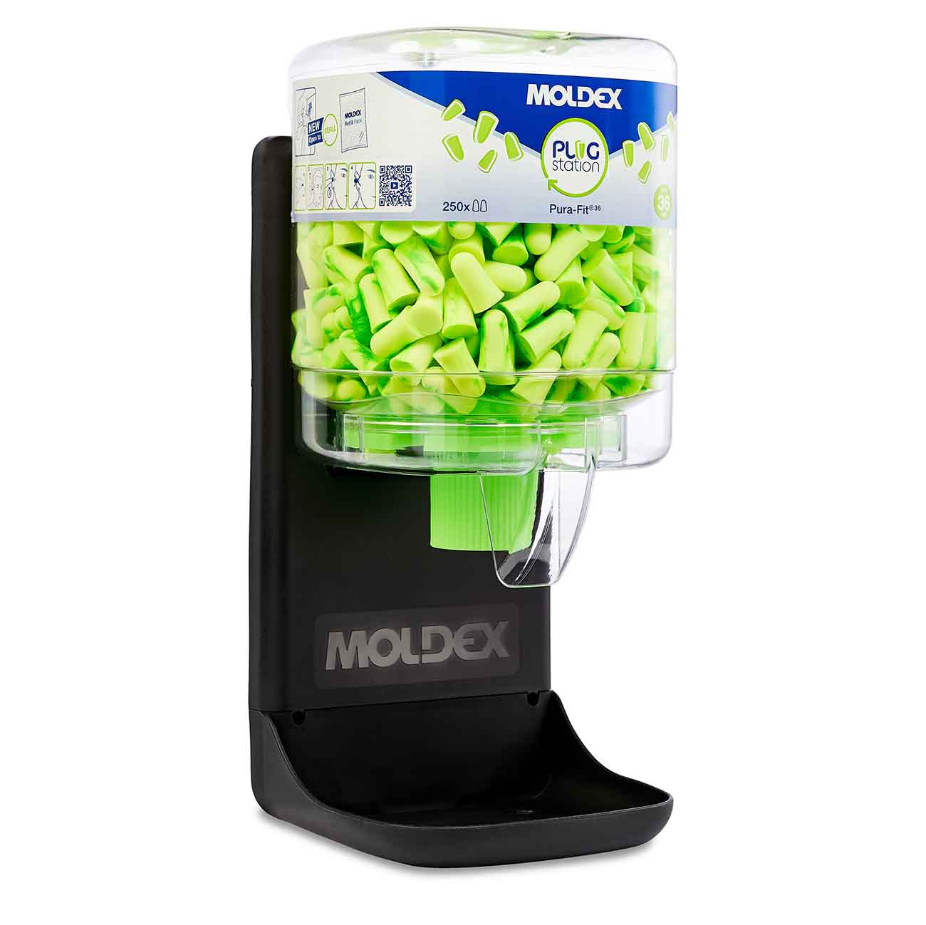 MOLDEX 7725 Pura-Fit Station 250 Pairs Earplugs Dispenser with wall mount