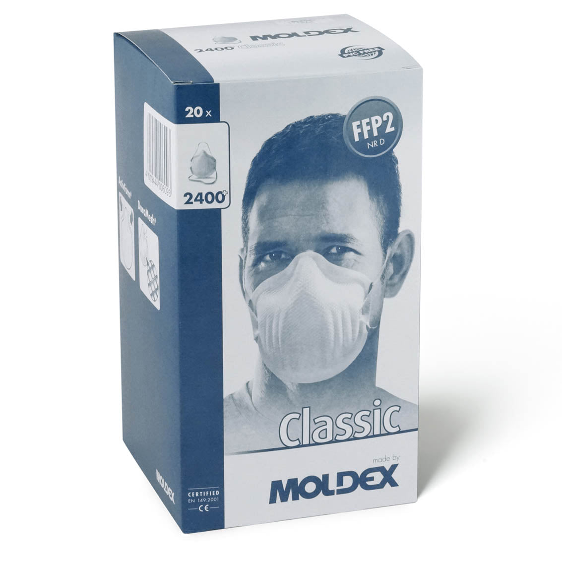 Moldex 2400 Classic FFP2 NR D Mask package