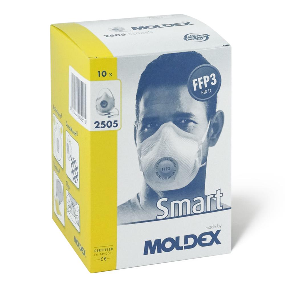 Moldex 2505 Smart FFP3 NR D Valved Mask Box of 10