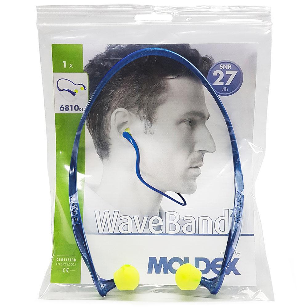 MOLDEX 6810 WaveBand 1K Banded Earplugs singe pack