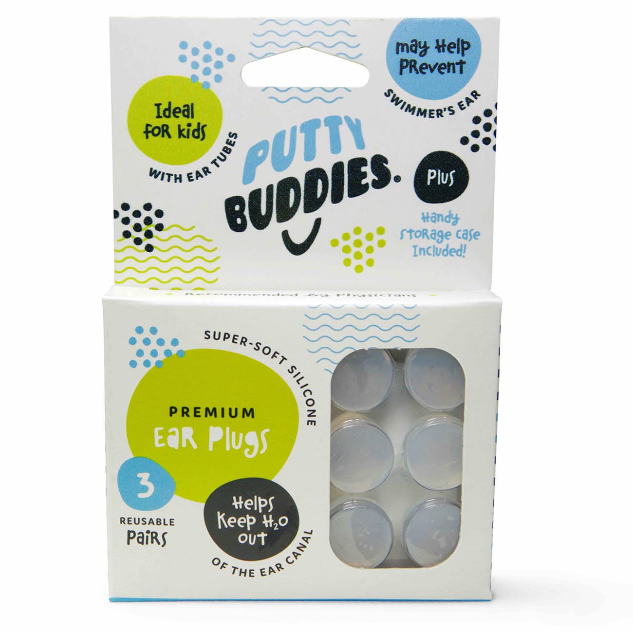 putty buddies original earplugs  swimming earplugs