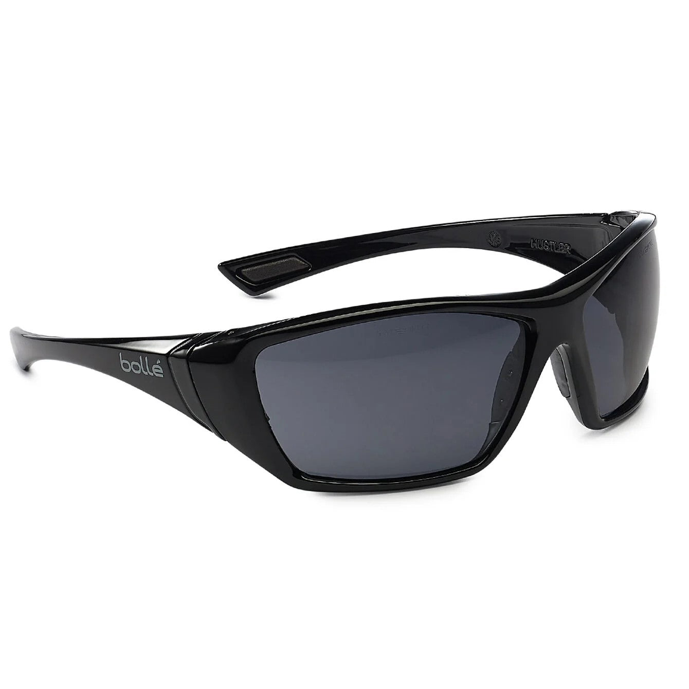 Bolle HUSTLER Smoke Safety Glasses - HUSTPSF