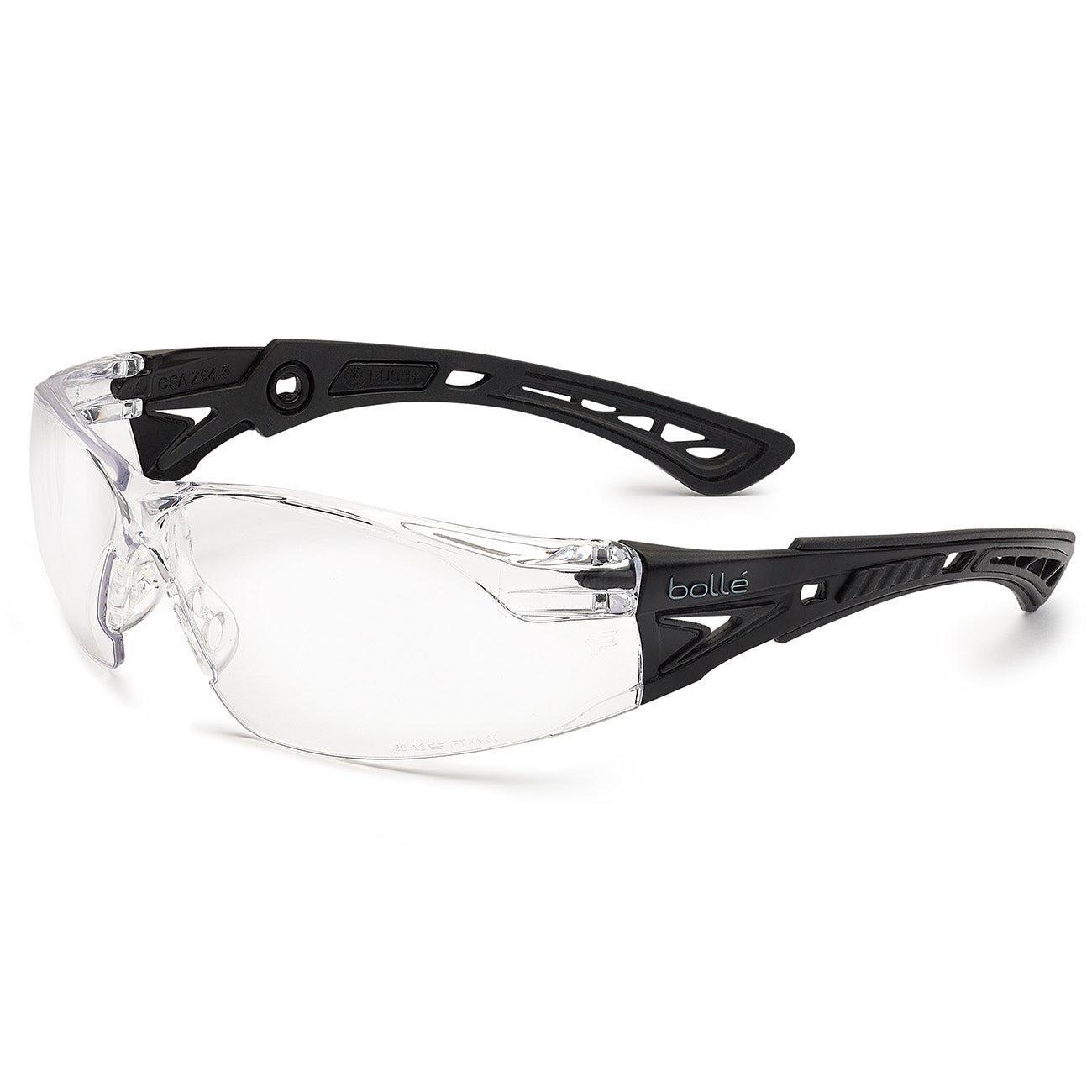 Bolle RUSH+ BSSI Clear Lens Safety Glasses