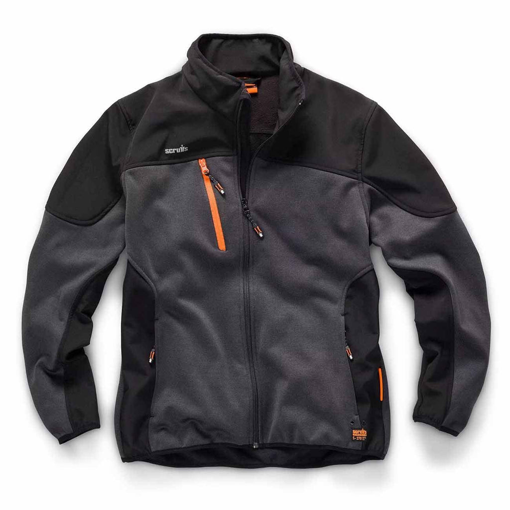 Scra Jacket Scruffs Trade Tech Softshell Jacket Charcoal