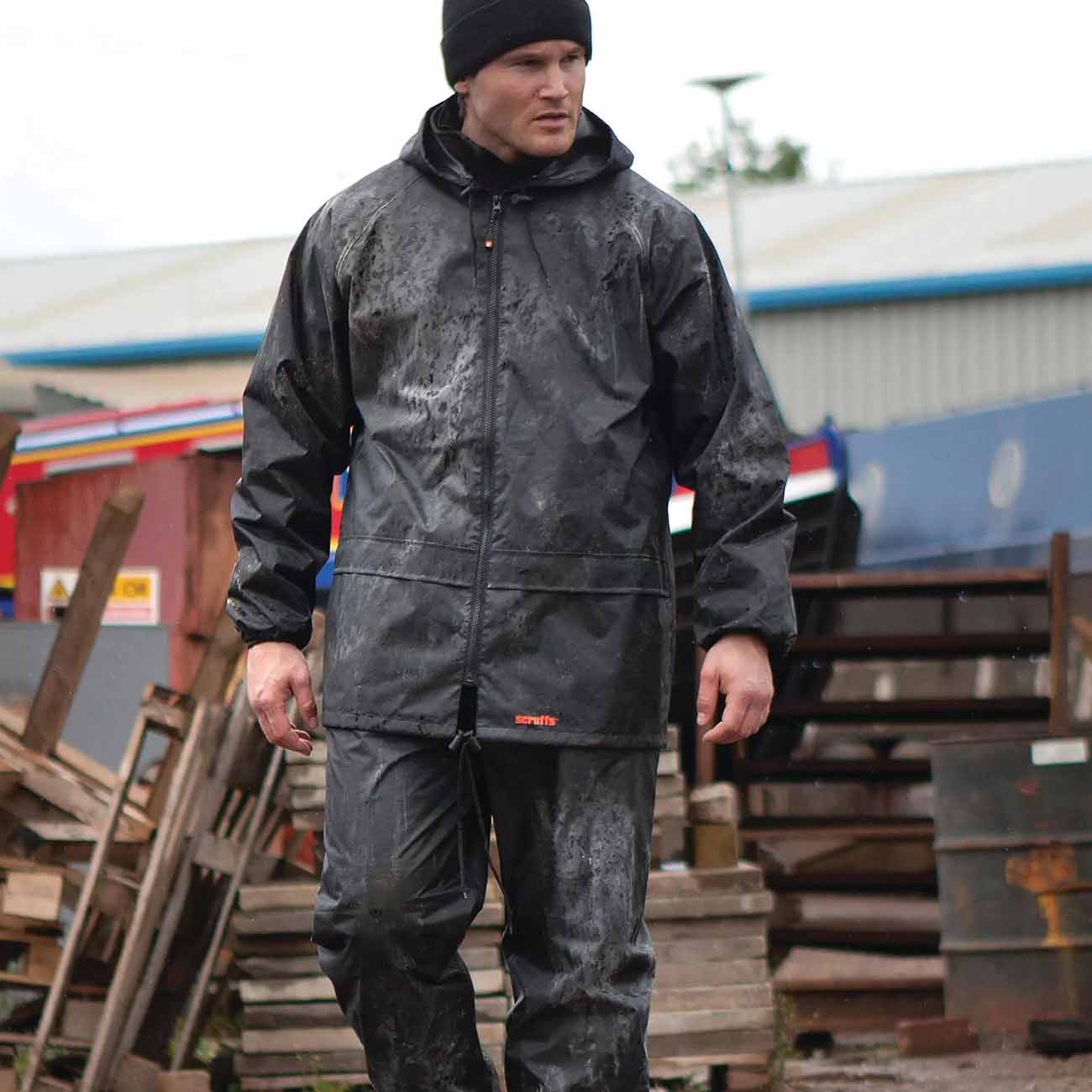 Scruffs Waterproof Suit Black model