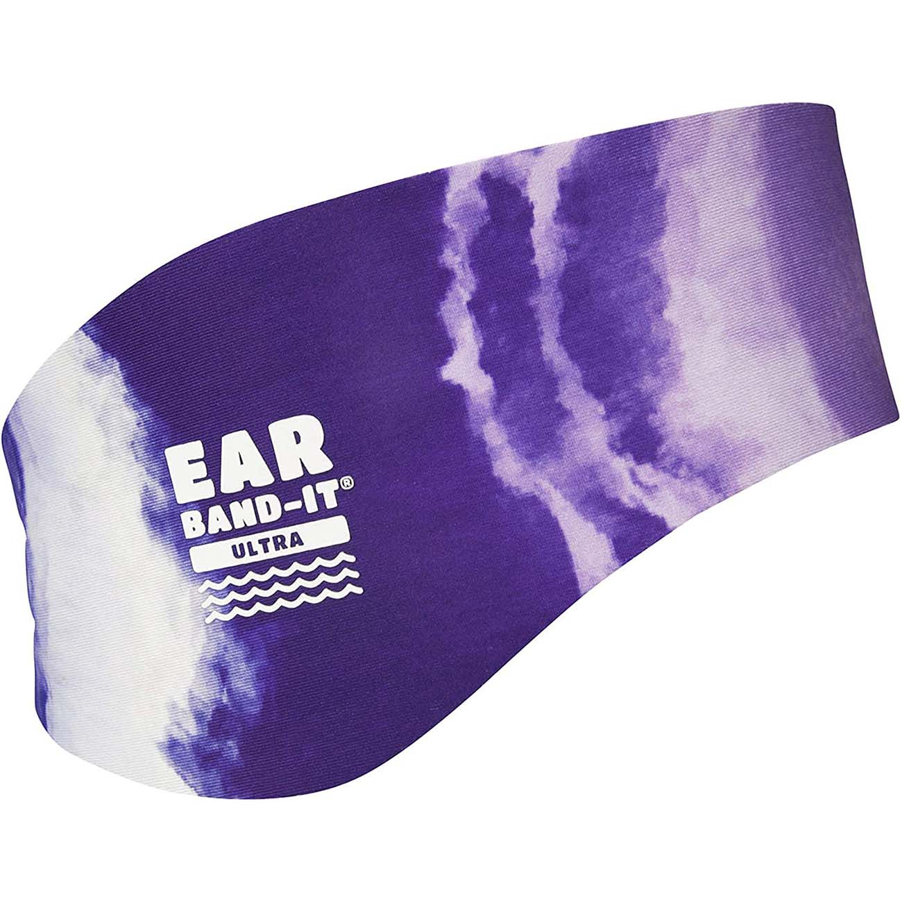 Ear Band-It Ultra Swimmer's Headband - Tie Dye Purple