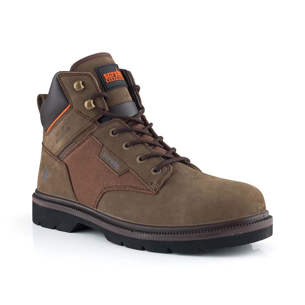 Scruffs Twister 6 Safety Boots Chocolate