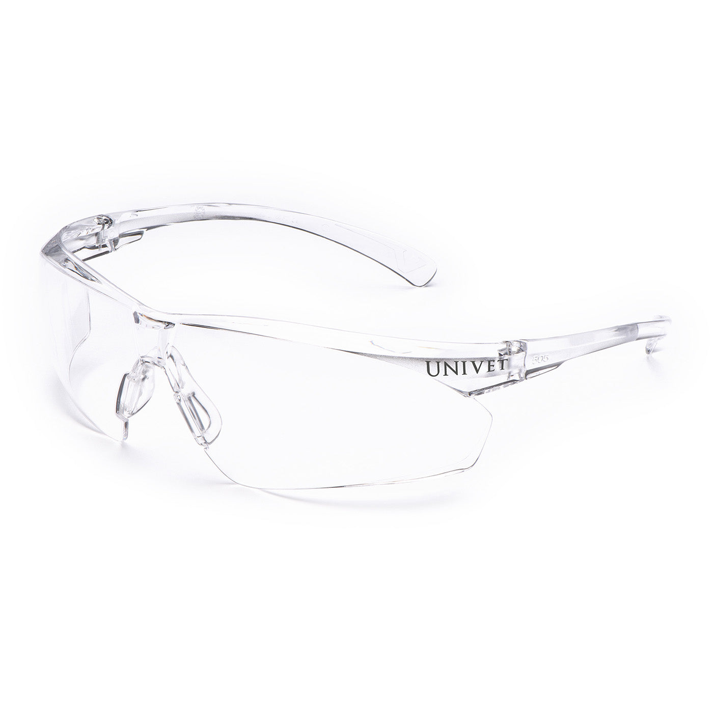 Univet 505UP Clear Lens Safety Glasses - 505U.00.00.00