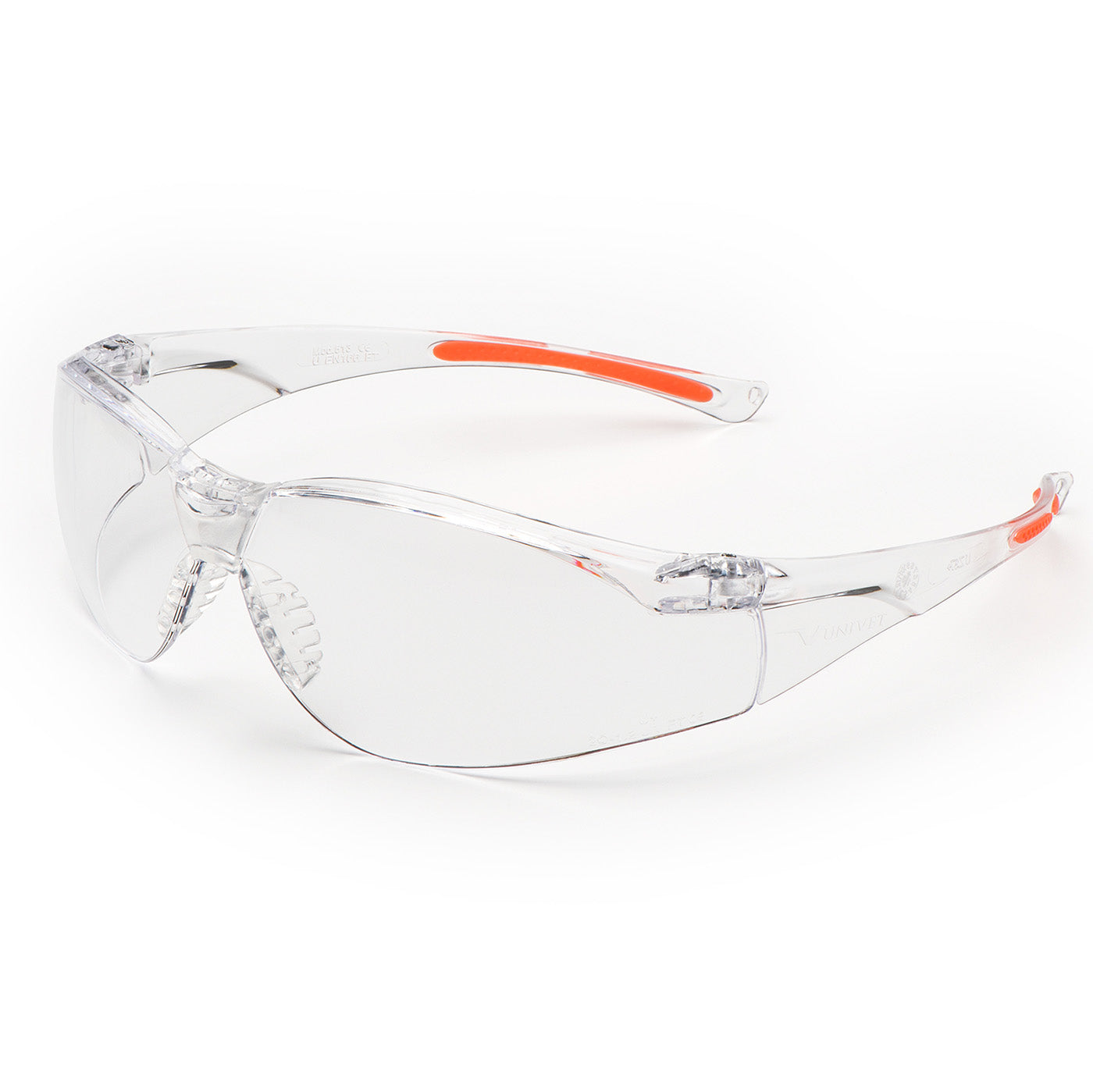 Univet 513 Clear Anti -Scratch Safety Glasses - 513.01.00.00