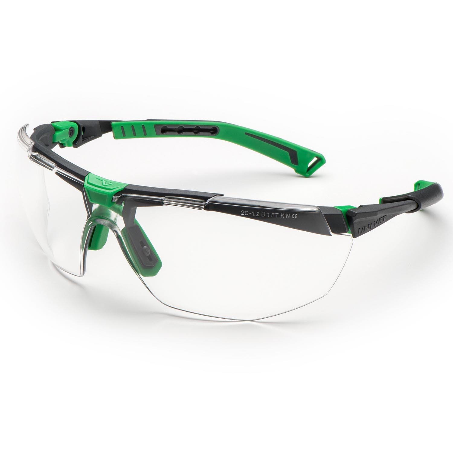 Univet 5X1 Clear Lens Safety Glasses - 5X1.03.00.00