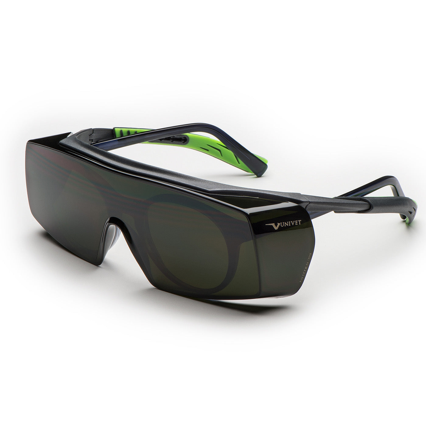 Univet 5X7 OTG Welding Shad 5 Safety Glasses - 5X7.01.11.50