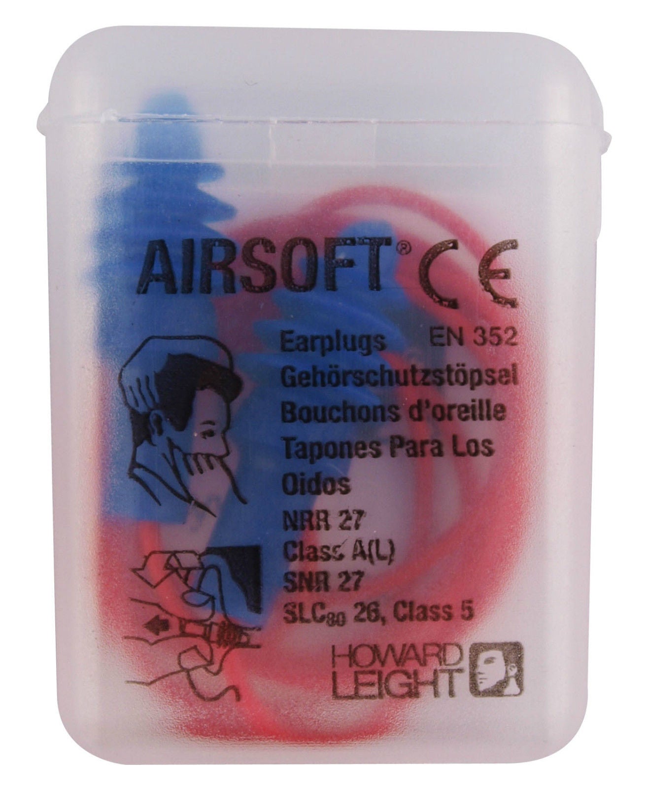 Honeywell Howard Leight Airsoft Uncord SNR 30 Earplugs 3