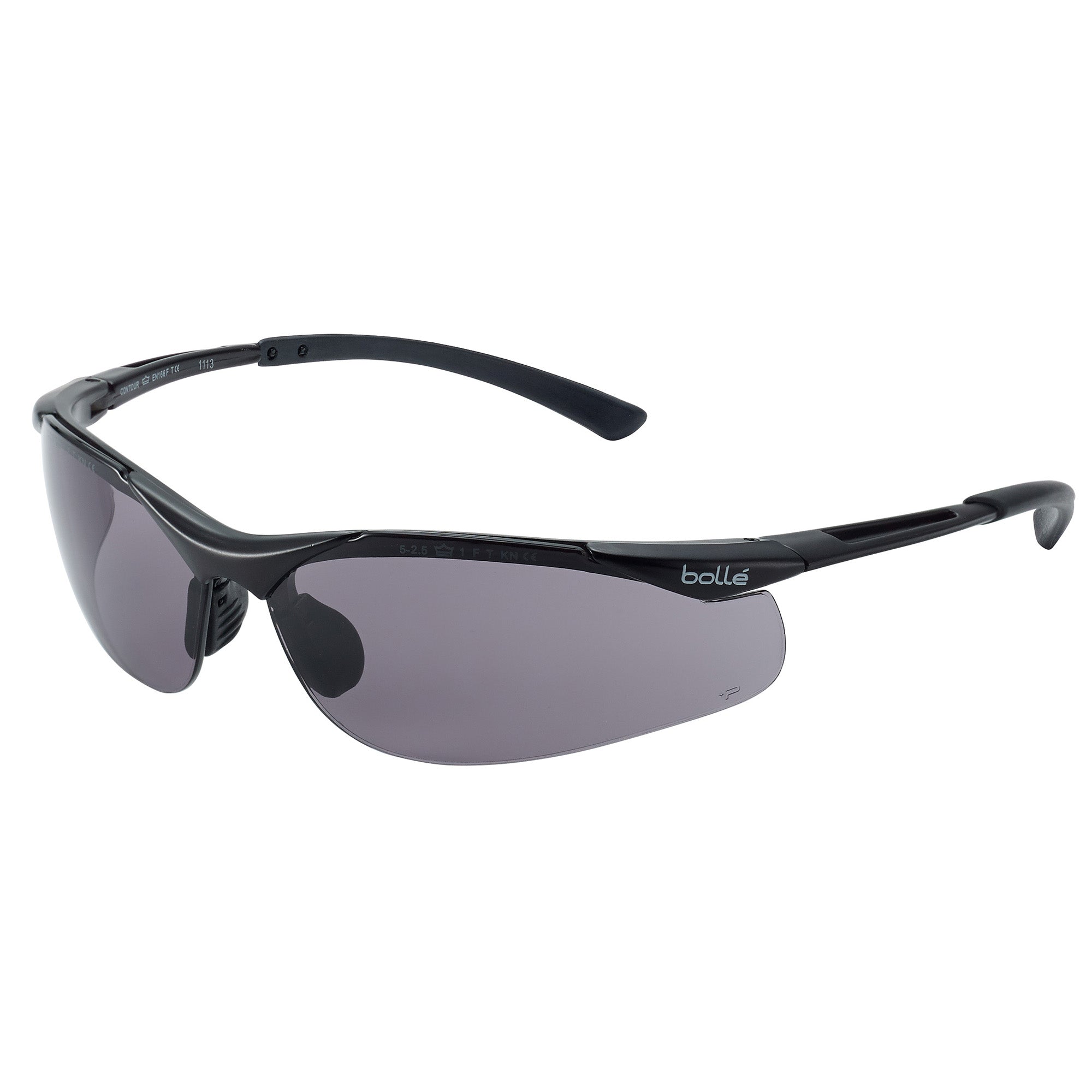 Bolle CONTOUR CONTPSF Safety Glasses Smoke Lens