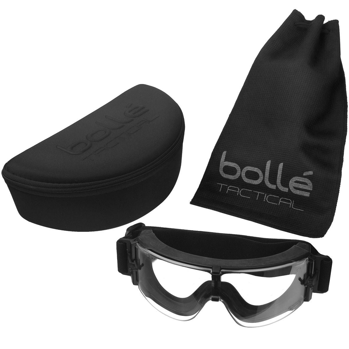 Bolle Tactical X800 Ballistic Goggles full pack