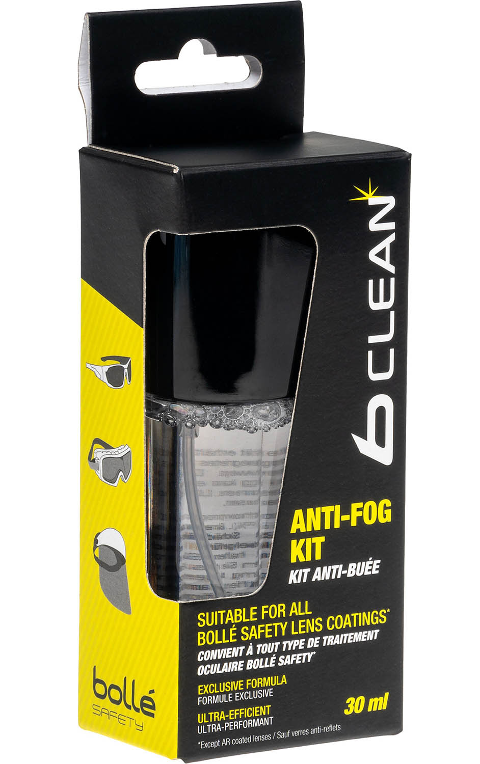 Bolle B-CLEAN B200 Anti-Fog Solutions Kit