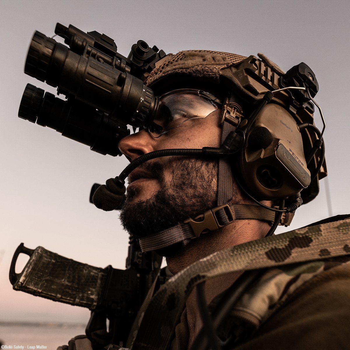Bolle Tactical Combat COMBKITN Ballistic Glasses – Black Kit