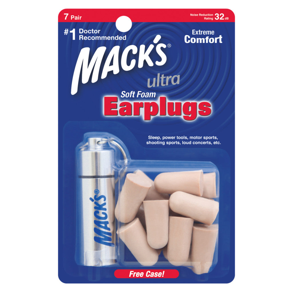 Mack's Ultra Soft Foam Ear Plugs 7 Pairs